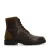 Manfield leren veterboots taupe