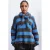 FRNCH gebreide gestreepte trui met wol – blauw