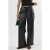 Hoge Taille Faux Leren Broek met Touwtje