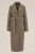 WE Fashion – Dames jas van wolmix – Regular fit – Lichtbruin –