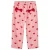 Copenhagen Colors straight leg casual broek met hartjes – roze/rood
