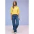 Street One Dames Hoodie met achteropdruk in Geel