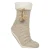 1 Paar Dames Chenille Slippersokken met Moccasin-zool – Zachte Gezellige Comfort