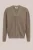 WE Fashion – Heren regular fit fijngebreid vest – Regular fit – Taupe – Viscose –