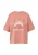 QS Shirt  koraal / wit