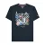 Lambretta Heren Scooter Brand Big & Tall T-Shirt (Marine)