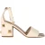 Valentino Roman Stud Blokhak Sandalen in Crème Leer