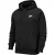 Nike Heren Club Fleece Pullover Hoodie (Zwart)