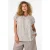Zizzi blousetop met stippen wit