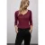 Street One Dames Shirt met hartvormige halslijn in Rood