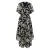 Rok van mousseline met all-over print en smockdetail dames s.Oliver