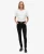 Skinny Jeans van Biologisch Katoen met Middelhoge Taille Black
