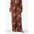 IBANA wide leg regular waist broek bruin