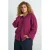 Zizzi gebreide vest Plus Size met wol – rood