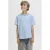 JACK & JONES JUNIOR T-shirt met backprint lichtblauw