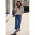 Street One Studio Dames Shirt met ronde hals en rimpels in Beige