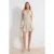 TRENDYOLMİLLA Dames Beige Effen Kort / Mini Mouwloos Avond / Dagelijks Skater Jurken
