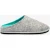 Loewenweiss Lowenweiss easy bicolore handgemaakte pantoffels gekookte wol / blauw