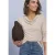 Shirt met Silk-Look en watervalhals