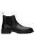 Manfield leren chelsea boots met profielzool – zwart
