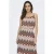 ONLY maxi jurk ONLWINNER met grafische print en plooien multi