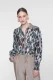 Geisha Blouse 63713-20 Blouse 675 Navy/brown