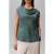Calvin Klein Viscose Twill Cowl Neck Top North Atlantic