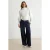TRENDYOLMİLLA Dames Blauw Effen Wijde pijp Hoge taille Jeans