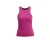 Ruby rib gebreid singlet magenta