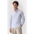 GANT Slim Classic Poplin Stripe Shirt Light Blue