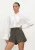 Ruby Tuesday Blouse
Dames Karmel Poplin Shirt With Bow Collar,