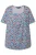 Ulla Popken Shirt  blauw / oranje / pink