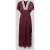 Jake*s Collection Maxi-jurk van viscose met kanten inzet