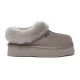 EVER AU Dames Leren Pantoffels – Topknot
