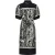 G-Maxx Jurk jiska black/sand