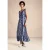 Street One Dames Maxi-jurk met print in Blauw