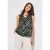 Street One Dames Chiffon bloes met print in Groen