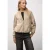 Street One Dames Blouson van imitatiebont in Beige