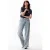 Catwalk Junkie Loose Fit Jeans With Lace Detail Blue