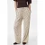 PIECES regular waist straight broek met stippen – ecru
