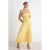 TRENDYOLMİLLA Dames Geel Bloemen Maxi Mouwloos Recht Jurken