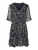 VERO MODA Jurk ‘DORA KAYA’  beige / navy / mosterd / offwhite