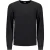 No Excess Pullover crewneck garment dyed + st black