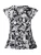 KOROSHI Blouse  zwart / wit