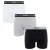 Prince Performance Range 3 Pack Zwart Grijs Wit Heren Boxers MUXPR063