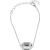 OTAZU Lady Di Bracelet Rhodium Crystal