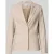 MORE & MORE Slim fit blazer met reverskraag en paspelzakken