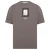 Gebroken witte verfspiegellogo slim-fit grijs T-shirt
