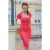 Topvintage exclusive ~ Joanie pencil jurk met bolero in koraal