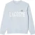 Lacoste Heren-sweatshirt van fleece met flockprint (Blauw)